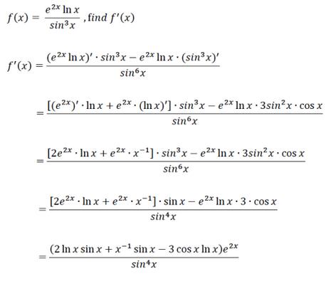 A Level数学 导数中的除法法则 考试技巧 锦秋a Level官网